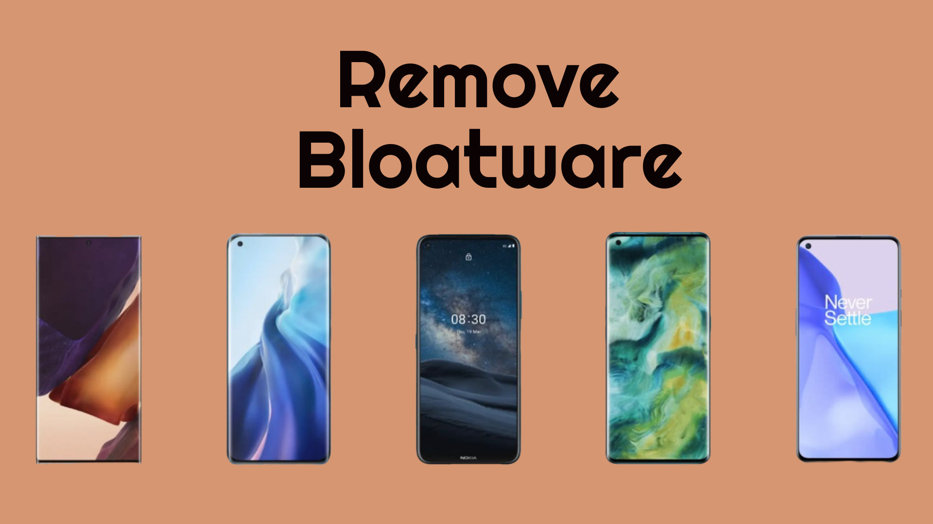 How To Remove Bloatware From Android Tablet