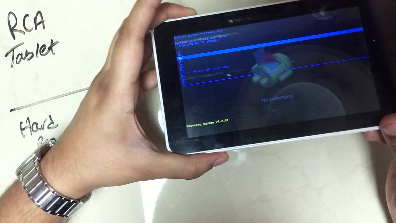 rca voyager 3 tablet forgot password