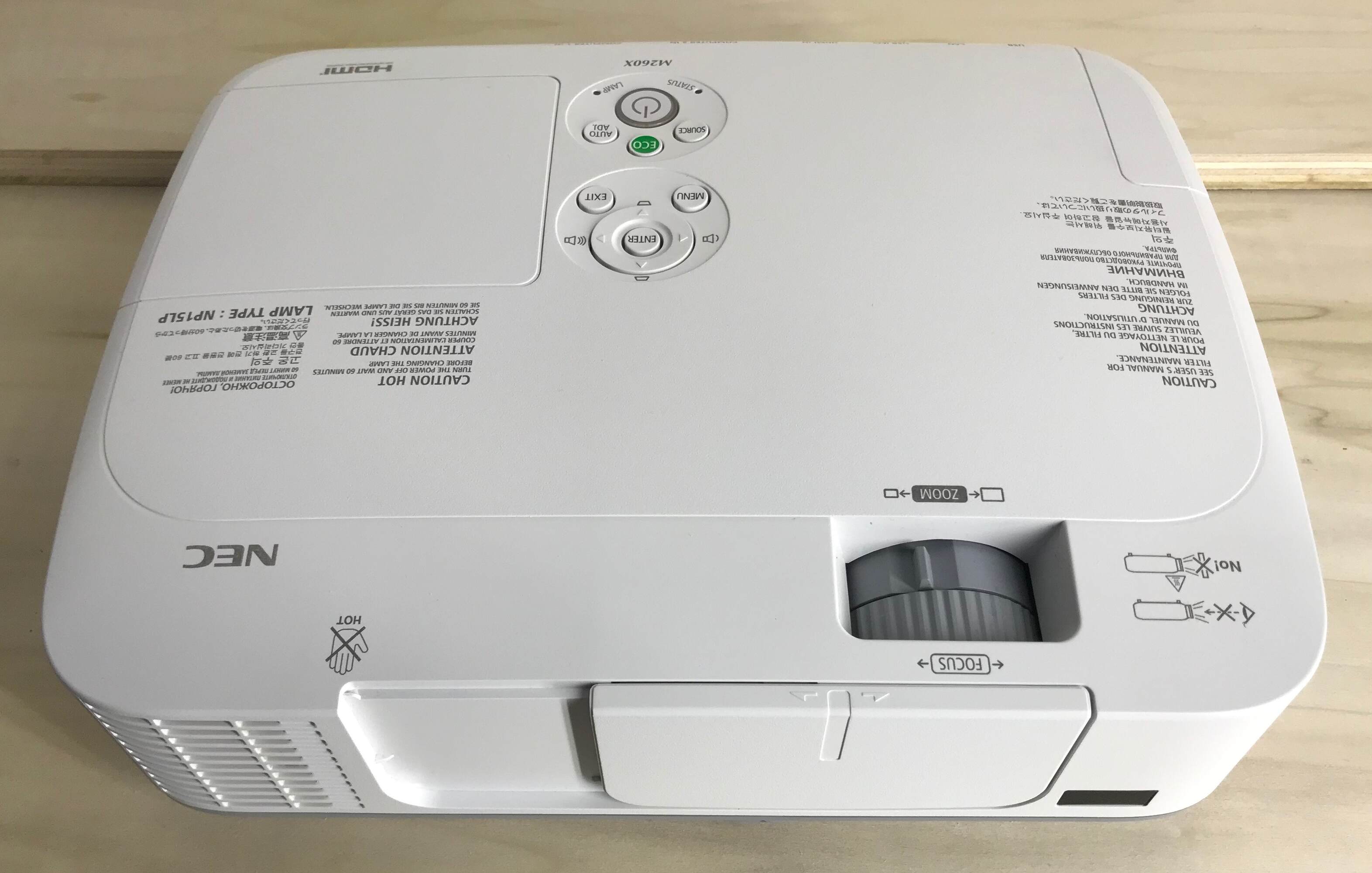 How To Reset Nec Projector Lamp Without Remote