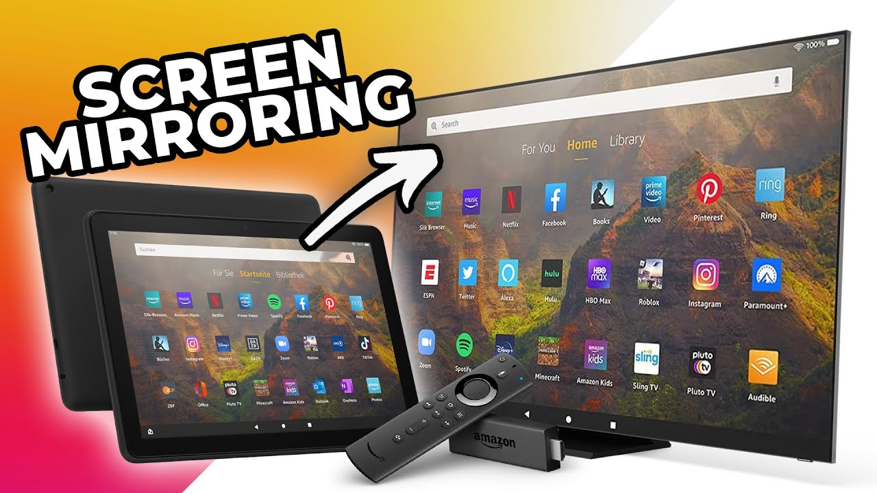 How To Screen Mirror Amazon Fire Tablet 10