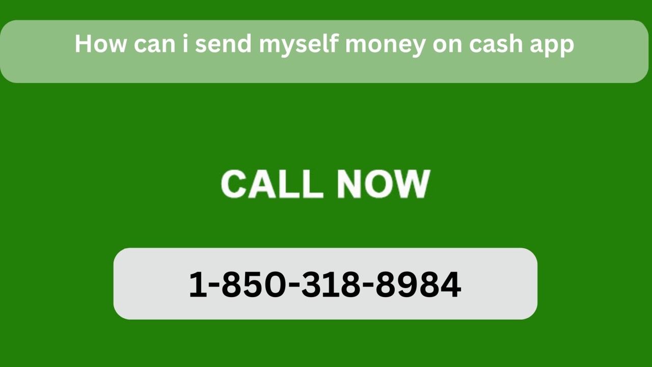 How To Send Money To Yourself On Cash App
