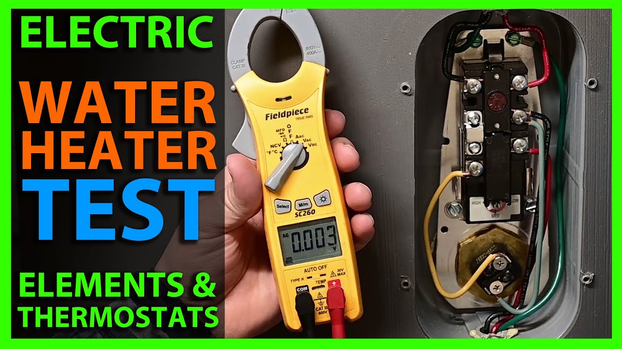 How To Set Electric Water Heater Thermostats