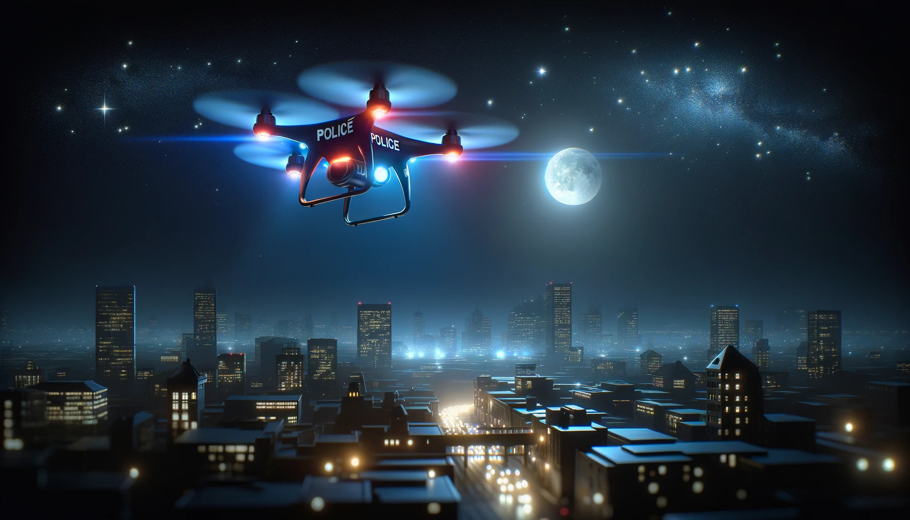 How To Spot A Police Drone At Night?