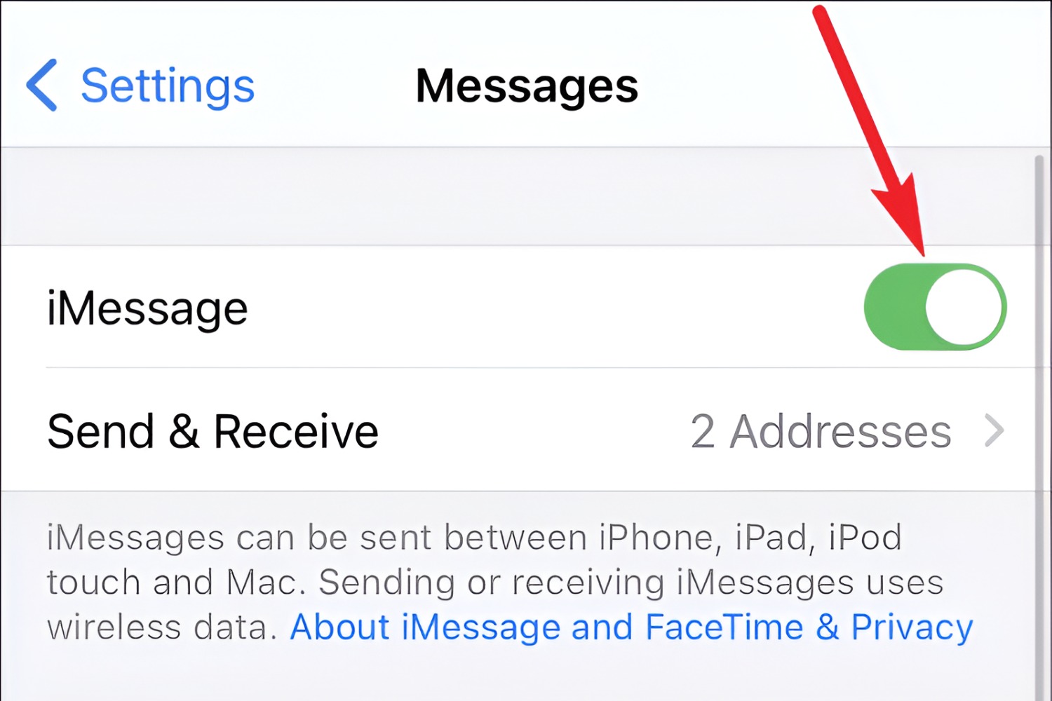 How To Switch Text Message To IMessage