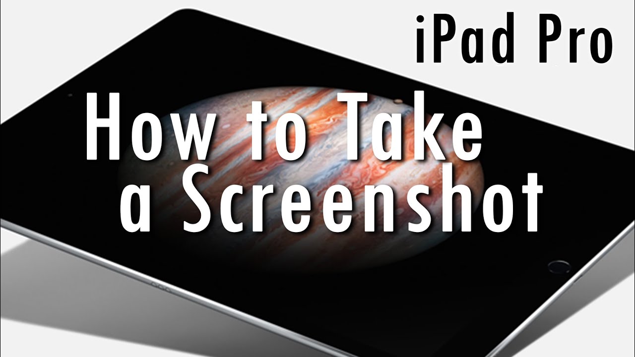 How To Take A Screenshot On Apple Tablet