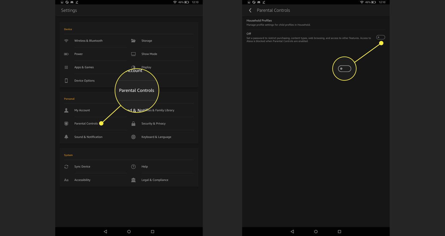 How To Turn Off Parental Controls On Amazon Fire Tablet