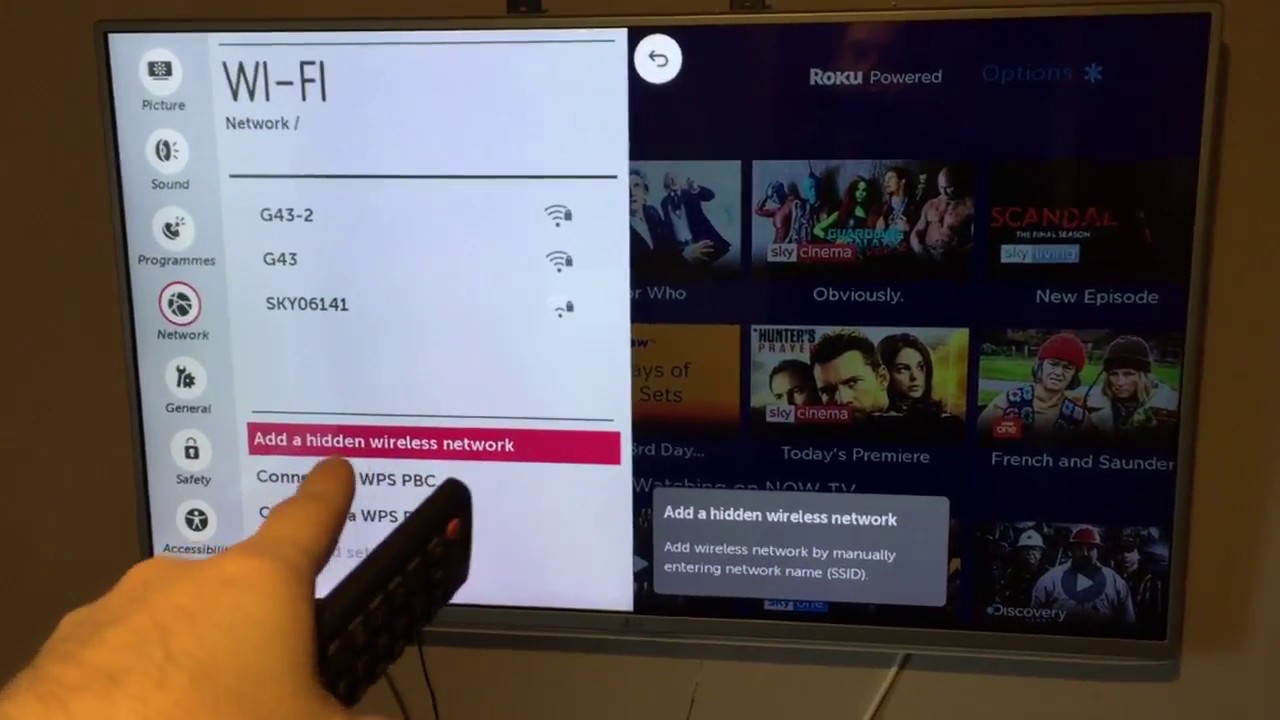How To Turn The Wi-Fi On LG Smart TV