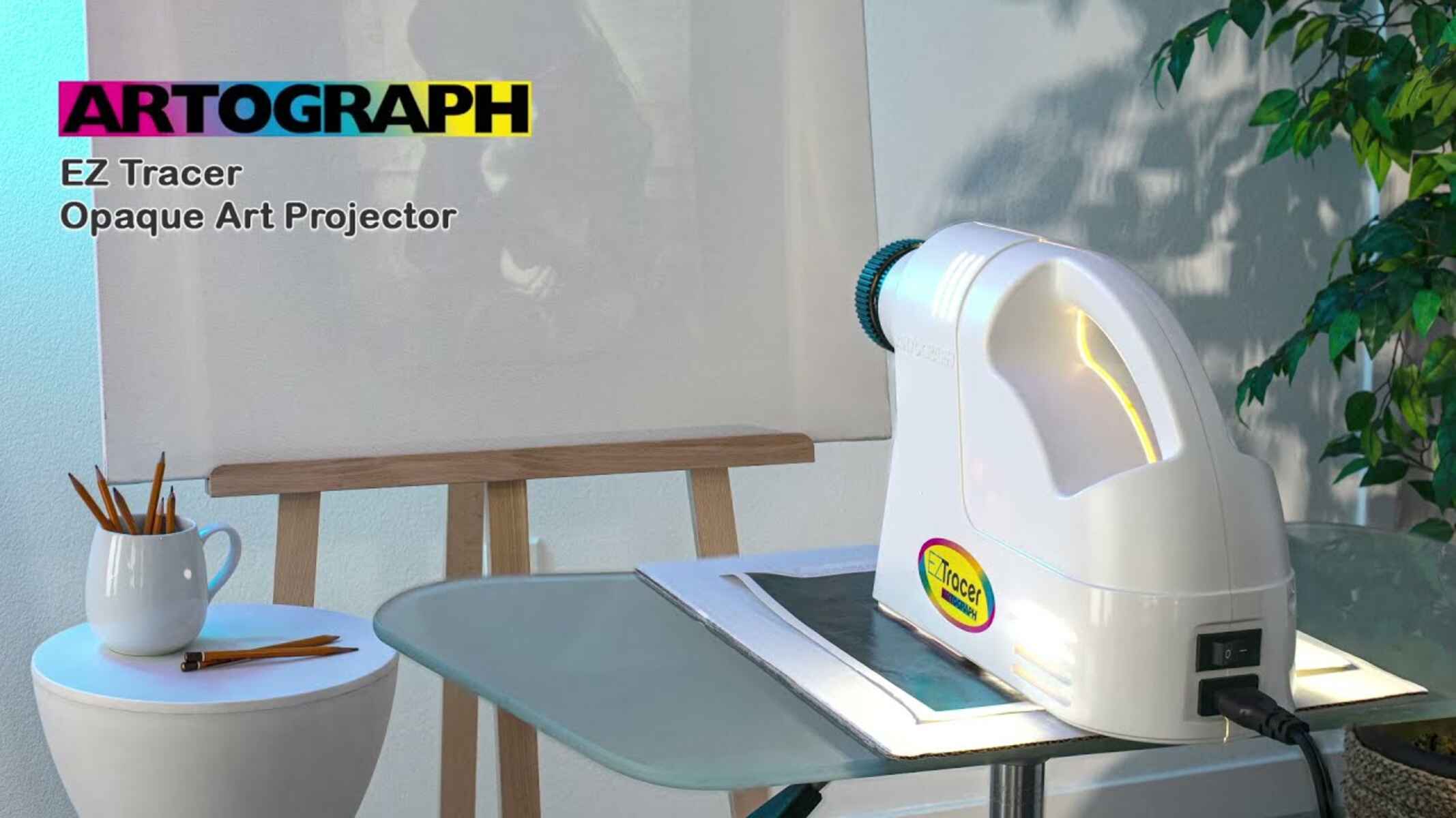 teaser como usar un proyector para trazar tu obra / how to use a projector  to trace your work 