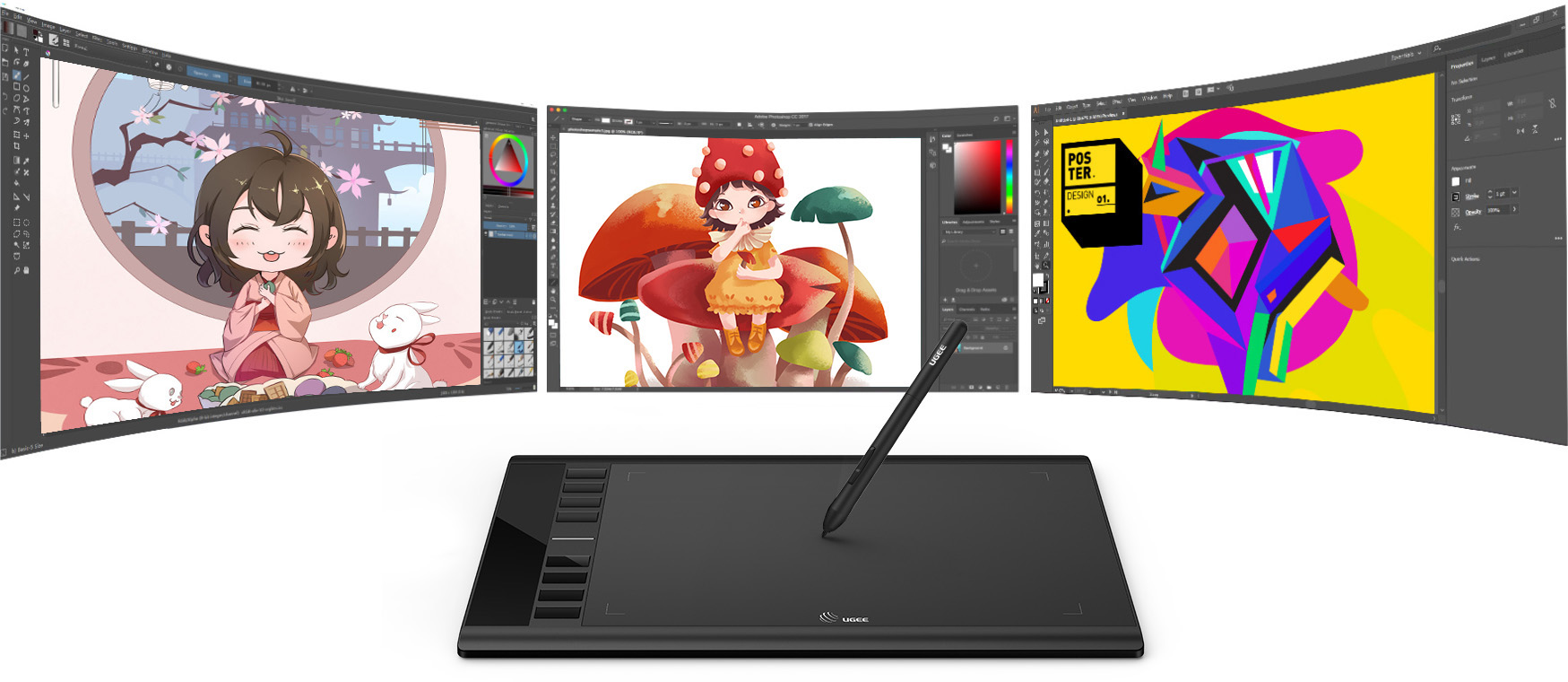 how-to-use-ugee-m708-graphics-tablet