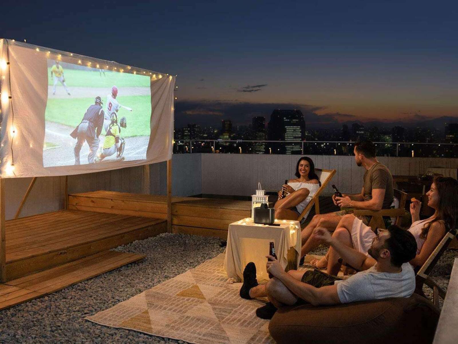 How To Watch TV Outside On A Projector
