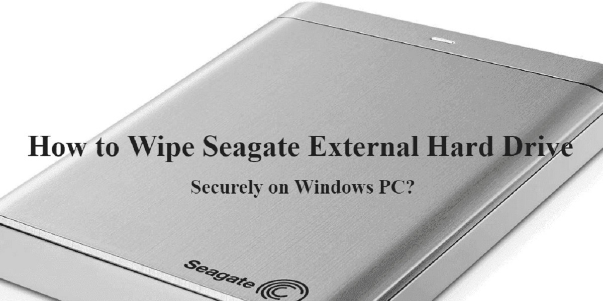 How To Wipe Seagate External Hard Drive