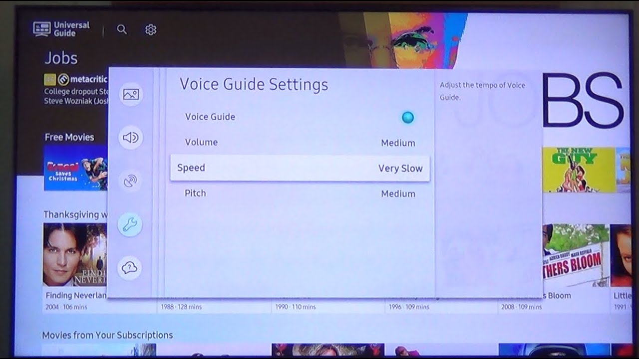 Samsung Smart TV How To Turn Off Voice