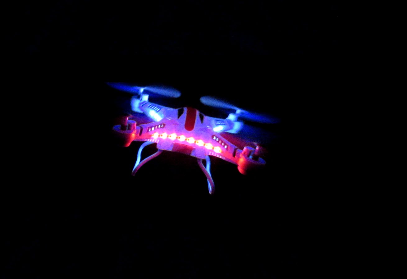What Does Drone Look Like At Night