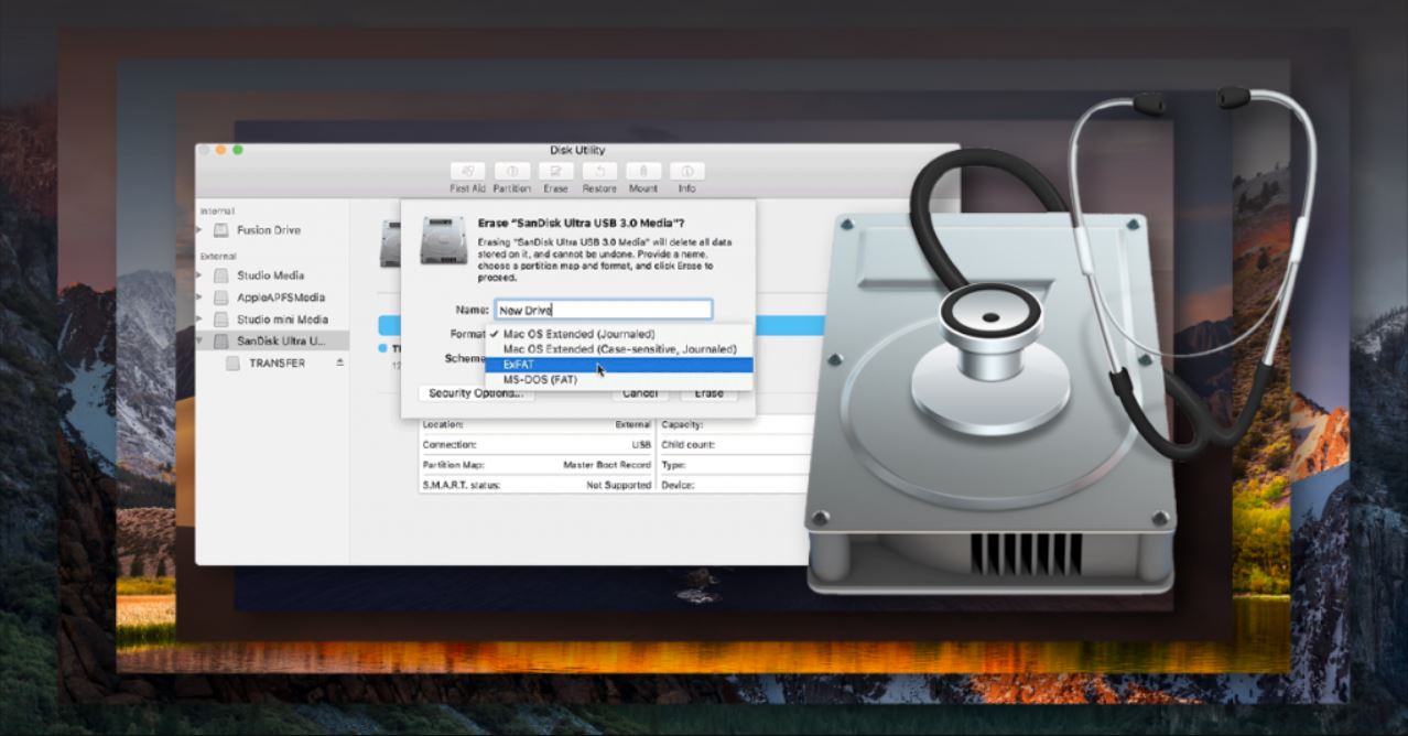 What Format For External Hard Drive Mac