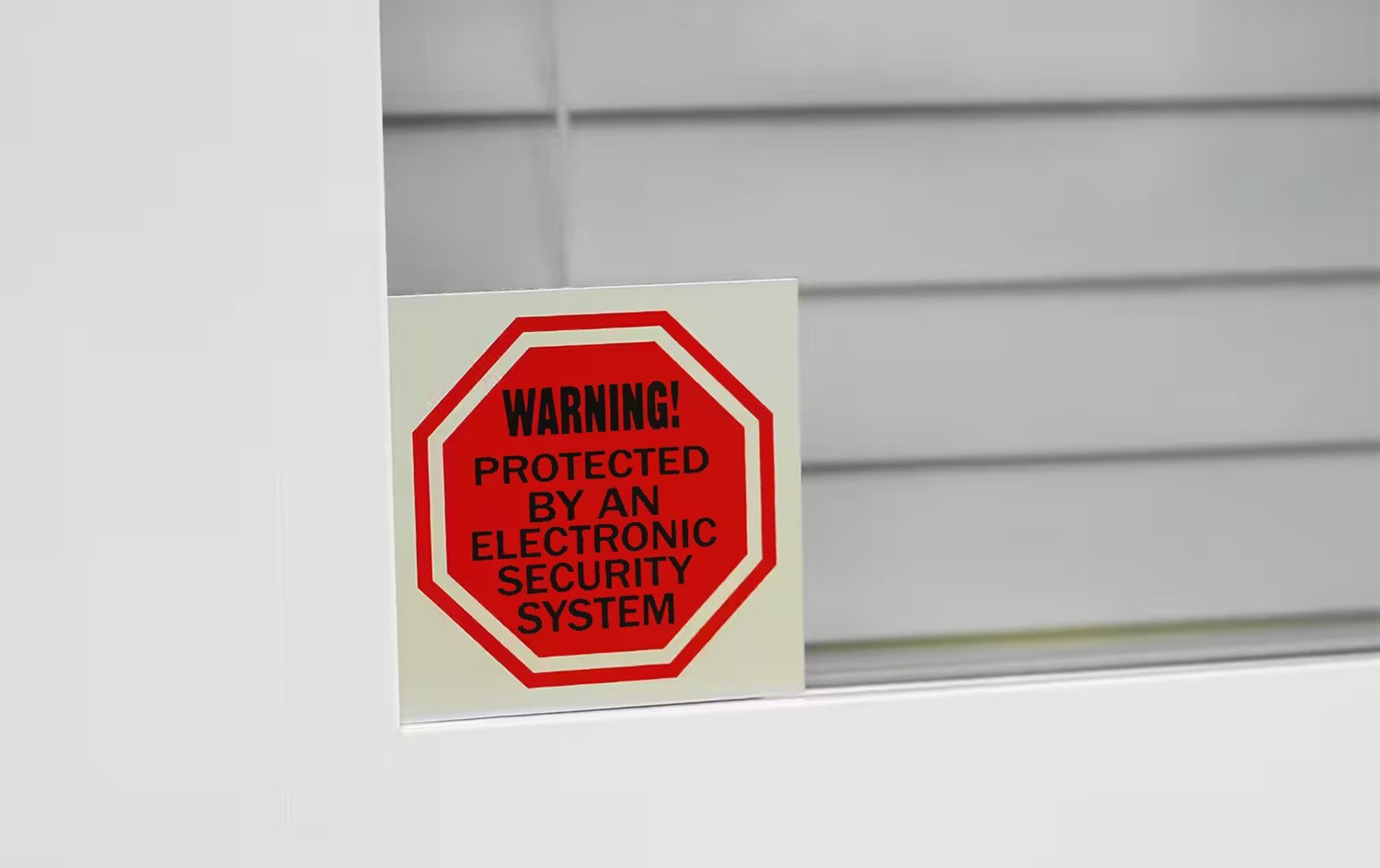 Where To Put Home Security Stickers