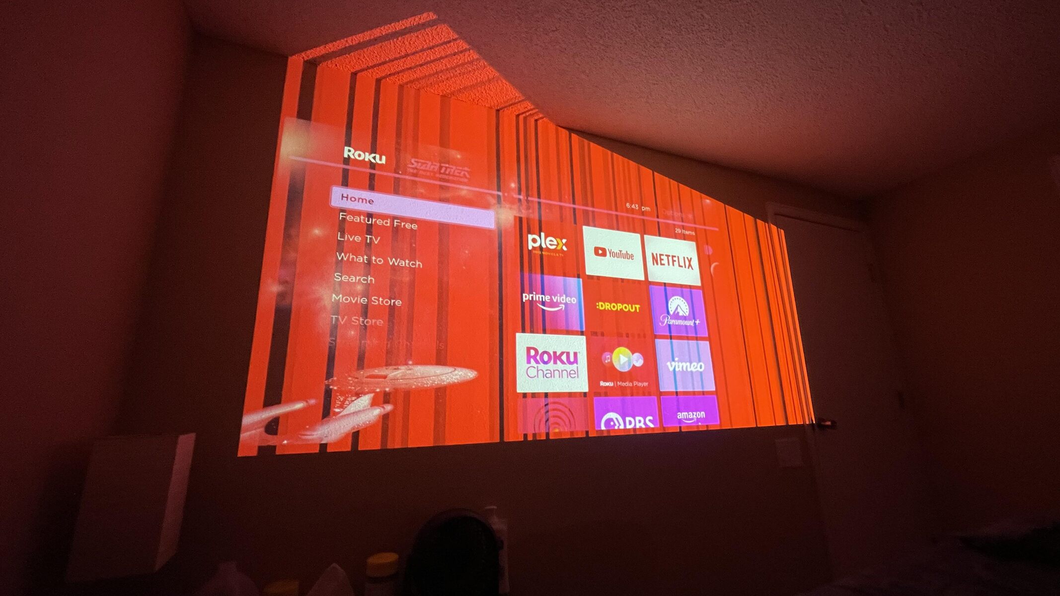 why-is-my-projector-showing-red-robots