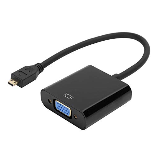 03 High-Definition Support HDCP Micro HDMI to VGA Video Converter