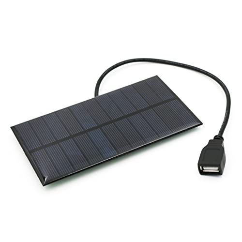 1.65W Solar Charger, 5.5V 300mA USB Portable Mini Solar Panel, Waterproof Solar Phone Charger for Outdoor Survival Camping, Solar Power Bank for Smart Phone, 1pcs/3pcs