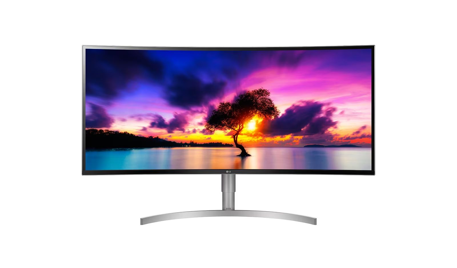 LG 38WN95C-W 38 Inch UltraWide QHD+ IPS Curved Monitor with Thunderbolt™ 3  Connectivity