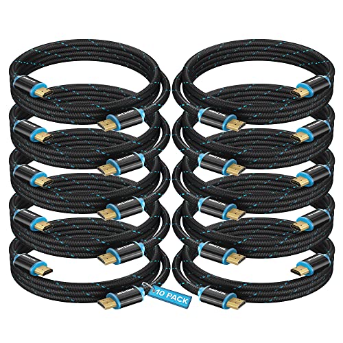 10 Pack HDMI Cable 4K Ultra HD