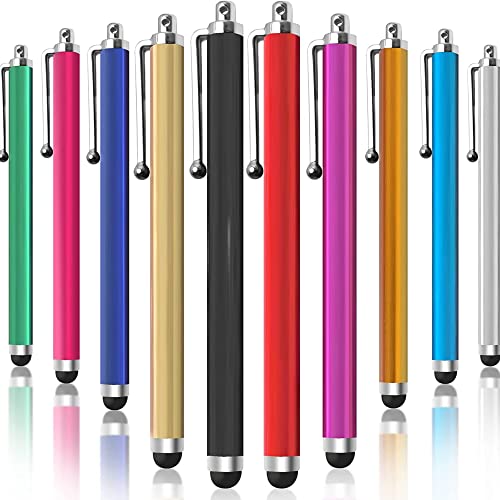 10-Pack Stylus Pens for Touch Screens: High Sensitivity & Fine Point