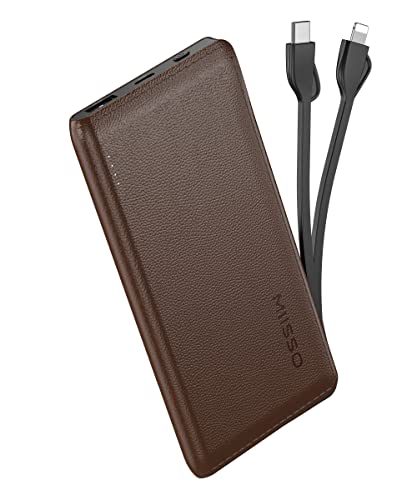 10,000mAh Built-in Cables Power Bank