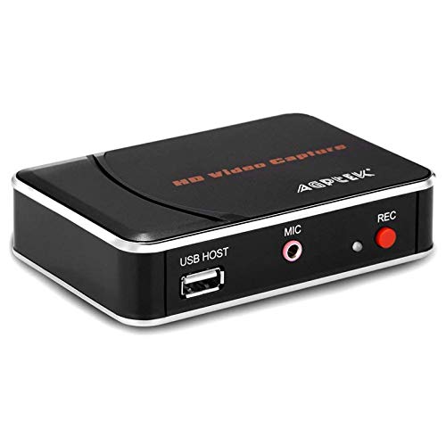 1080P HDMI Video Capture Card - Game Recorder with Mic-in