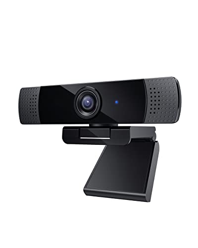 1080p Webcam with Dual Stereo Microphones