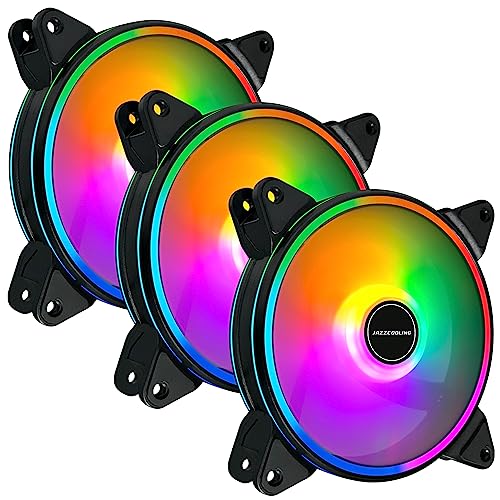 120mm Case Fan 3 Pack RGB Case Fans