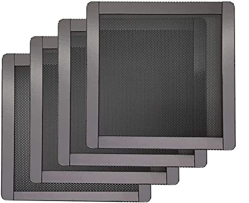120mm PC Case Fan Magnetic Dust Filter - 4 Pack