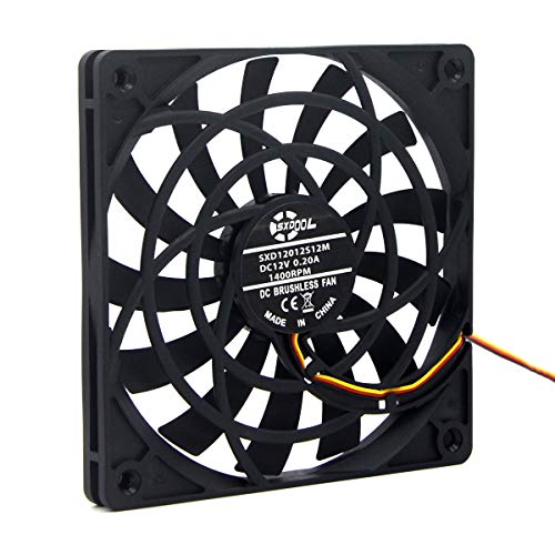 120mm Slim Fan for Computer PC Case Cooling