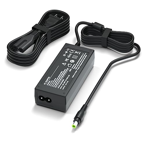 12V Power Cord Supply for Monitor AOC 16" 20" 22" 23" 24" 27" Replacement Dell 22'' 23'' 24'' Screen; Insignia 19" 20" 24" 28" 32"; HP 2011X 2211X 2311X 20 23" Switching LED LCD AC/DC Adapter Charger