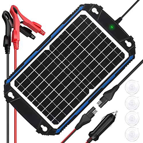 12W 12V Solar Battery Charger & Maintainer Pro