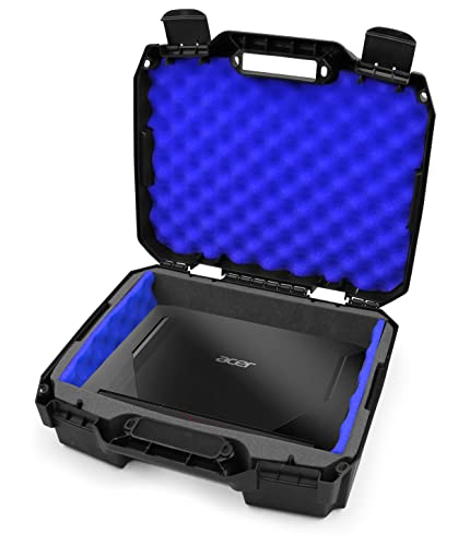 15.6" Hard Laptop Case with Shock-Absorbing Foam Protection