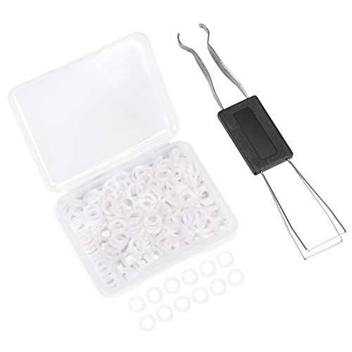 150PCS O Rings Keyboard Dampeners Rubber O-Ring Keyboard Silencer with Keycap Remover Tool for Cherry MX Switch Keyboard and Mechanical Keyboard Keys Dampeners