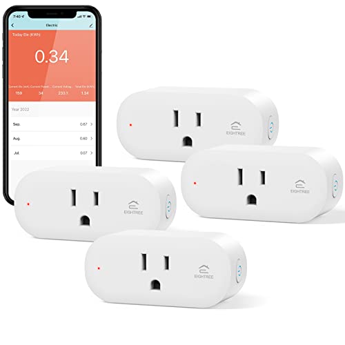 15A Smart Plug with Energy Monitoring & Remote Voice Control