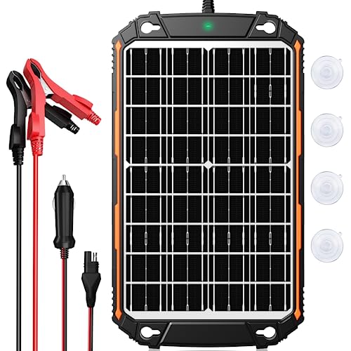 15W 12V Solar Battery Charger & Maintainer