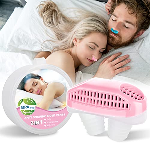 2-in-1 Anti Snoring Nose Air Purifier for Better Sleep
