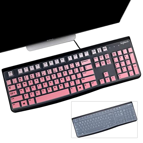 2 Pack Keyboard Cover for Logitech K120 & MK120