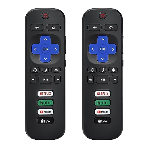 2-Pack New Remote Control for Roku Smart TVs
