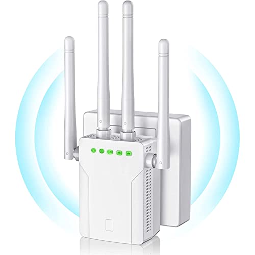 WiFi Extender Booster,WiFi Extenders Signal Booster for Home Cover Up to  12880 sq. ft & 105 Devices, WiFi Extender, 1200Mbps WiFi Amplifier, WiFi  Range Extender, WiFi Booster, Internet Booster 