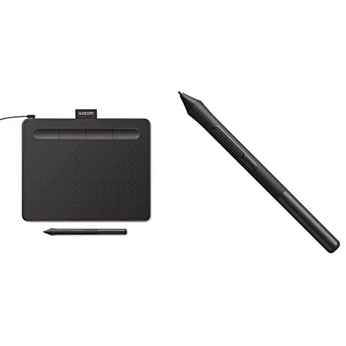 Wacom Intuos Graphics Drawing Tablet with Bonus Software and 4K Pen Bundle