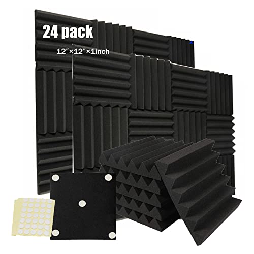 24 Pack Acoustic Foam Panels