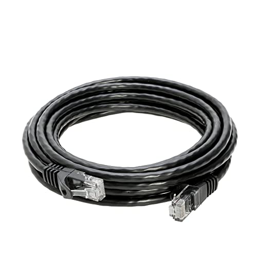 Cables Direct Online 30ft Black Cat5e Ethernet Network Patch Cable