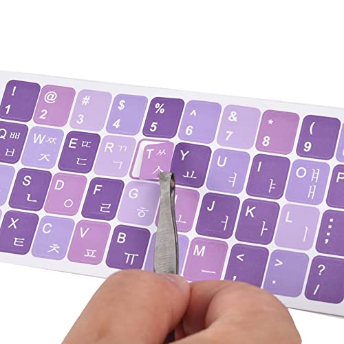 2Pack Korean-English Keyboard Stickers