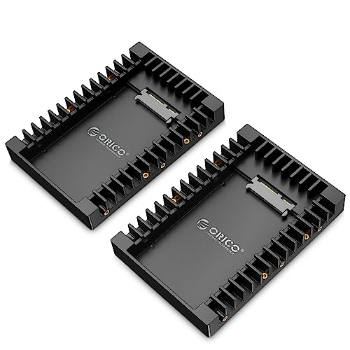 [2Packs] ORICO 2.5 SSD to 3.5 Hard Drive Adapter - Versatile and Efficient Drive Conversion
