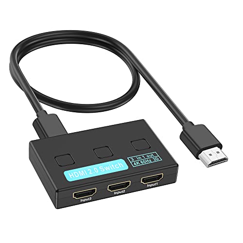 3 in 1 Out HDMI Switch 4K@60Hz