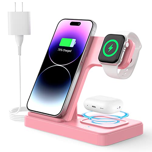3-in-1 Wireless Charger for iPhone, Apple Watch & AirPods