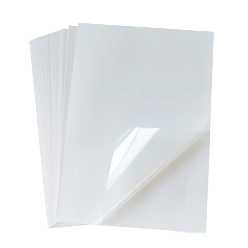 30 Sheets 8.5 x 11 Inches Clear Transparency Film For Inkjet Printers Silk Screen Printing Overhead Projector Film