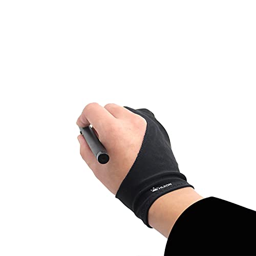 SPBMY Digital Drawing Glove 2 Pack,Two-Finger Artist Glove for Drawing Tablet, Paper Sketching, iPad, Art Glove Suitable for Left and Right Hand